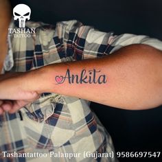 ankita name tattoo