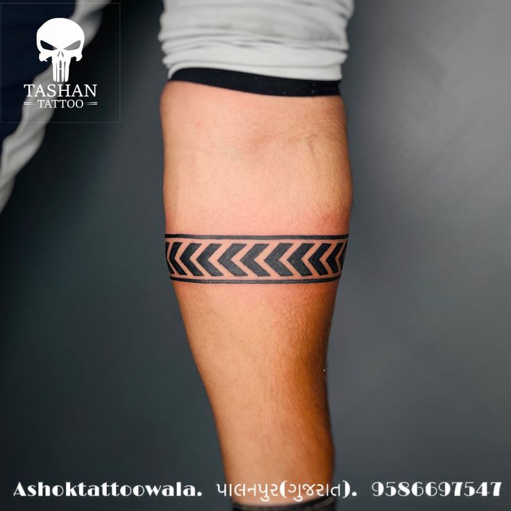 Arrow handband tattoo